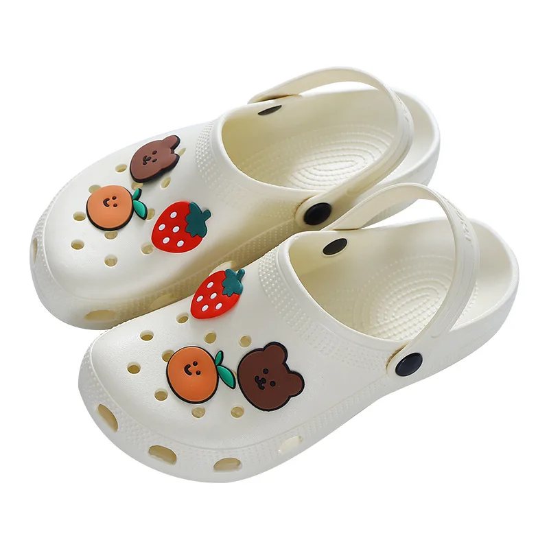 

Non-slip, soft soles, breathable cartoon slippers, summer fashion, wear sandals, Korean version of hollow slippers