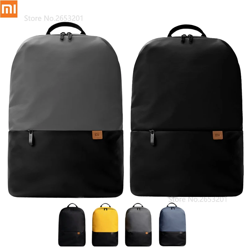 Xiaomi Mijia новейший Простой повседневный рюкзак 20L большой емкости 450g Ультра легкий инновационный водонепроницаемый рюкзак для ноутбука