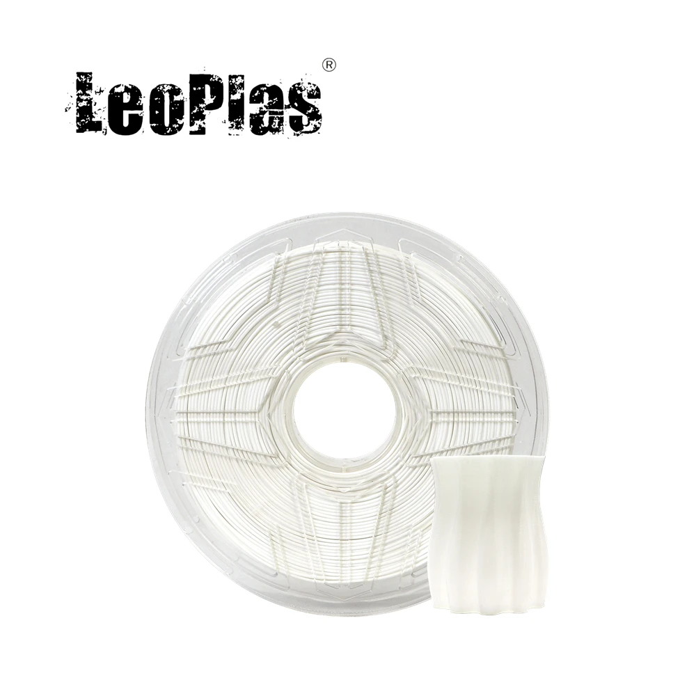 

LeoPlas 1.75mm White PETG Filament 1kg For FDM 3D Printer Pen Consumables Printing Supplies Plastic Material