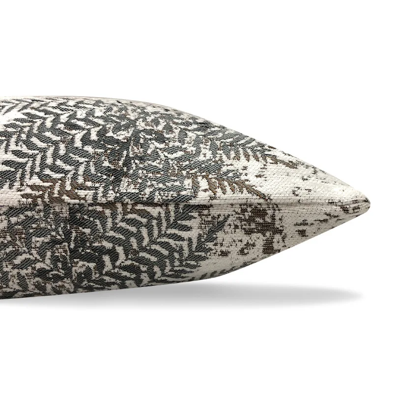 

Nordic Geometric Plant Yarn-dyed Jacquard Sofa Cushion Cover for Home Living room Couch Car office nap Pillowcase 45x45cm Pillow