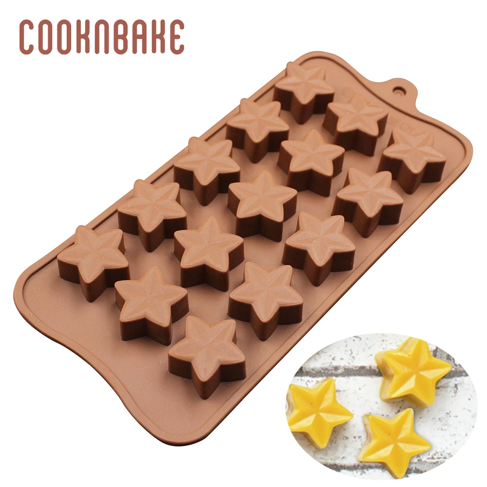 COOKNBAKE силиконовая форма для шоколада конфет звезды липкий ледяной поднос сделай