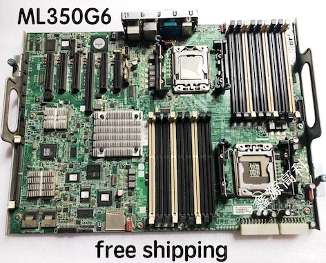 606019 001 для HP ML350G6 материнская плата настольного компьютера 511775 461317 100%
