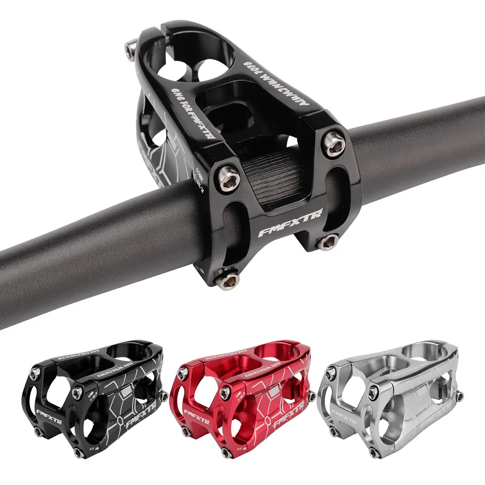 

Aluminium Stem MTB Mountain Bike Stem potence velo Titanium Bolts Colors Short HandleBar Stem Hollow Out Design CNC Accessories