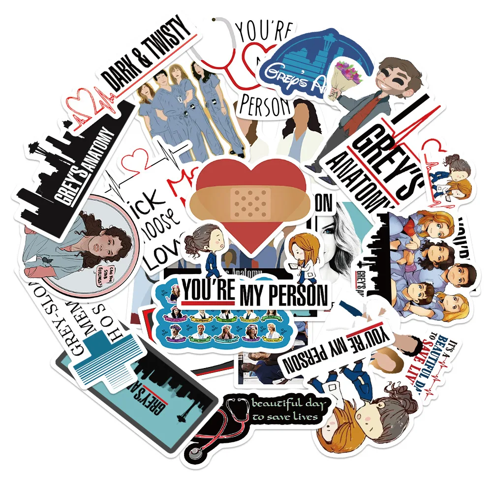 

10/30/50PCS classic American TV series intern character graffiti luggage laptop mobile phone refrigerator sticker wholesale