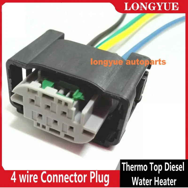 

Longyue 10pcs 4 wire Connector Plug for Webasto Thermo Top Diesel Water Heater C, Z, E, P