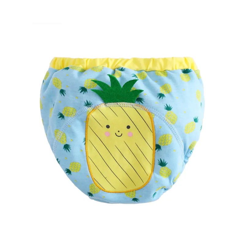 Хлопковое нижнее белье для малышей тренировочные штаны туалета тканевые