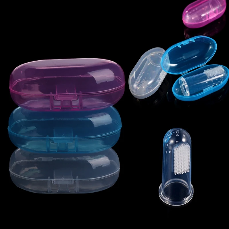 Портативный чехол для детской зубной щетки держатель хранения прозрачный