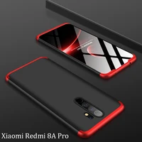 360 full protection hard pc case for xiaomi redmi note 8 pro cover shockproof case for xiaomi redmi note 8 pro phone case