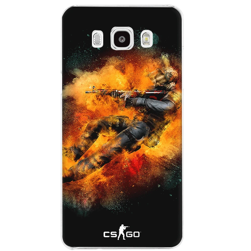 Чехол для телефона samsung Galaxy A20 A30 A40 A50 A60 A70 A10 A3 A5 A6 A7 A8 A9 плюс Жесткий Counter Strike CS GO