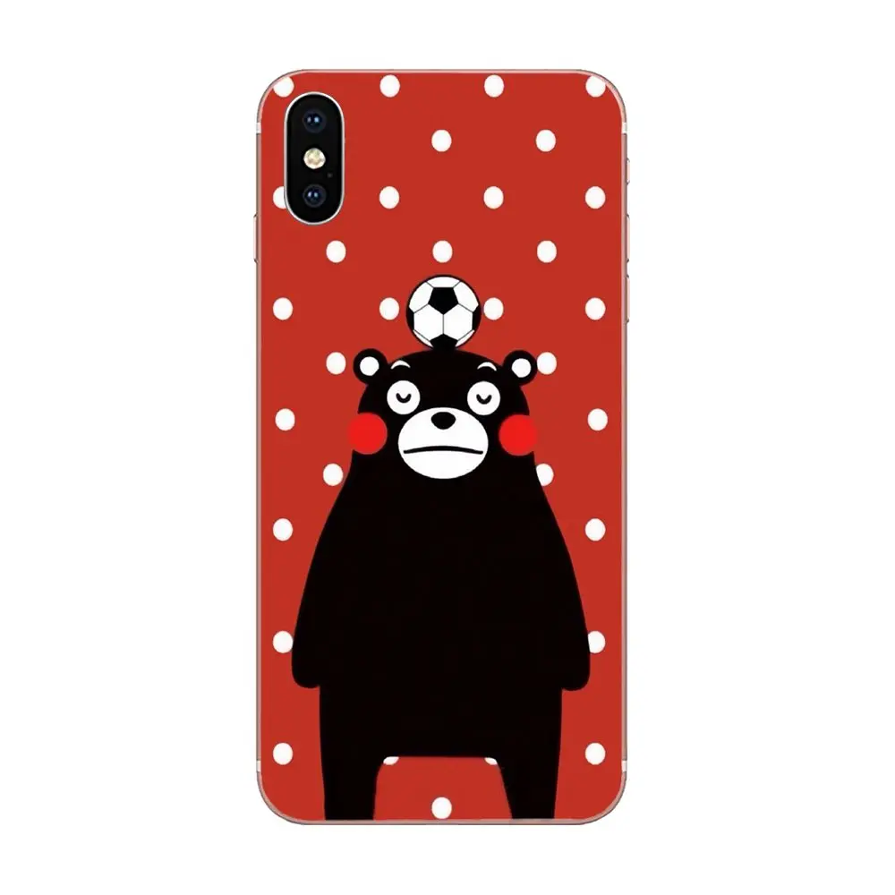 Чехол для Apple IPhone X XS Max XR 4 4s 5 5C 5S SE 6 6S 7 8 Plus из ТПУ с рисунком Kumamon|Чехлы-накладки| |