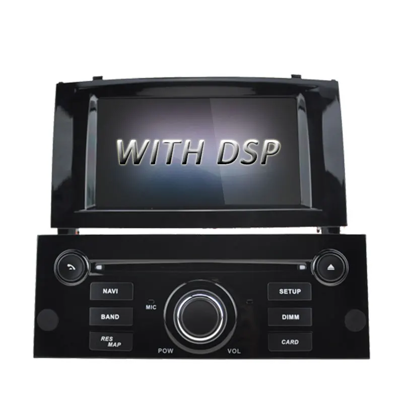 Black (WITH DSP) LJDA 1 Din Восьмиядерный Авто Радио Android 9,0 автомобильный dvd-плеер для PEUGEOT 407 gps навигация аудио 4G+ 64G стерео Мультимедиа DSP - Цвет: Black (WITH DSP)