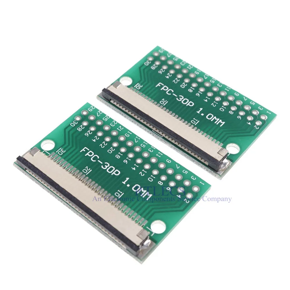 Гибкий плоский кабель FFC/FPC 2 шт. Соединительный адаптер 30 контактов 1 0 мм до 54 x 2x15