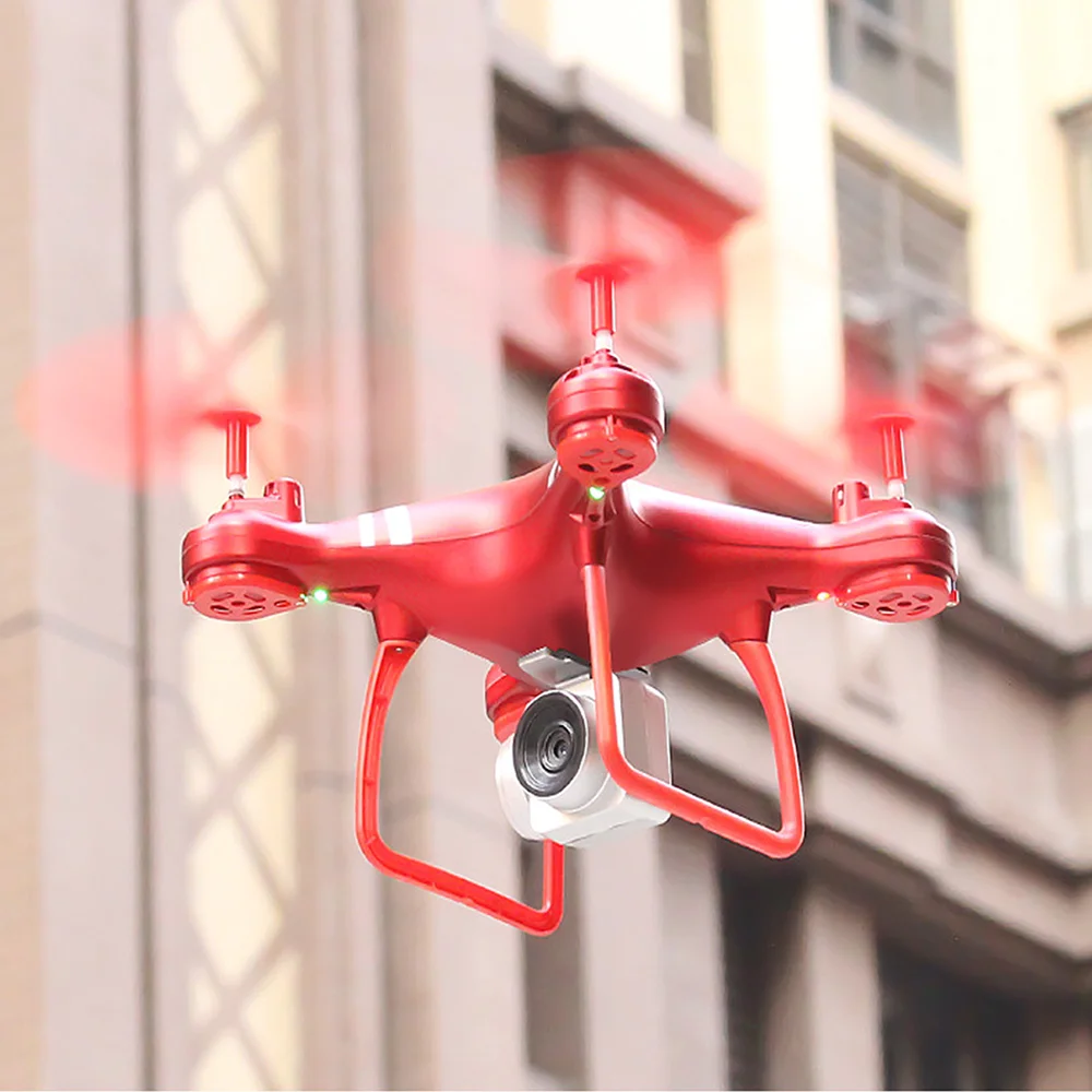 

JIMITU New UAV Real-Time Aerial RC Drone Air Pressure Fixed Height Remote Control Helicopter Quadcopter Four-Axis Aircraft Toys