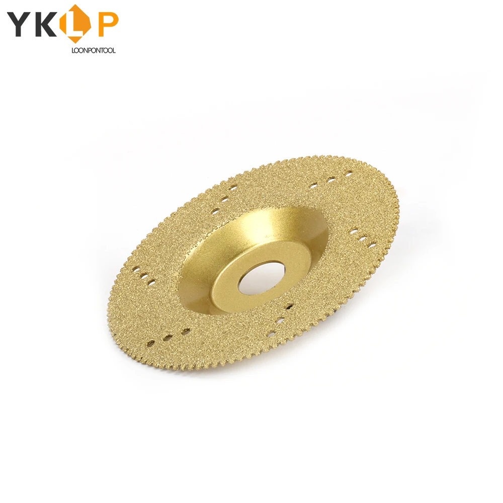 Циркулярный режущий диск с алмазным покрытием диаметром 100 мм 4 дюйма отверстие 16