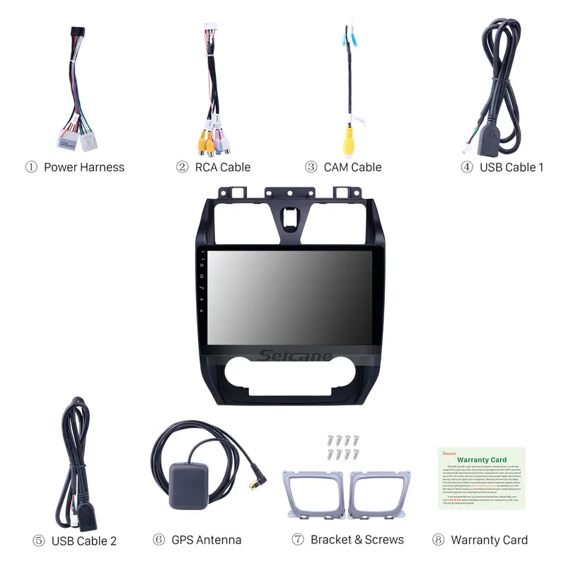 Seicane 2GB RAM RDS Android 10 API 29 автомобильный радиоприемник мультимедийный плеер для Geely