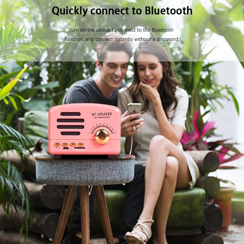 Портативная Bluetooth-Колонка MOVER в стиле ретро миниатюрная портативная беспроводная