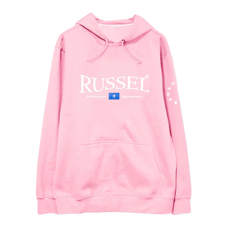 

kpop exo Se Hun Tiger tooth Live broadcast Same paragraph letter Hooded Sweatshirt men and women Hoodies Harajuku Korean clothes