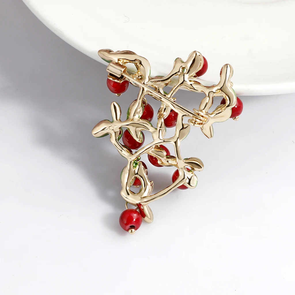 2019 New Design Little Multiple Beads Plant Drop Oil Brooches For Women Jewelry Making Brooch Fashion | Украшения и аксессуары