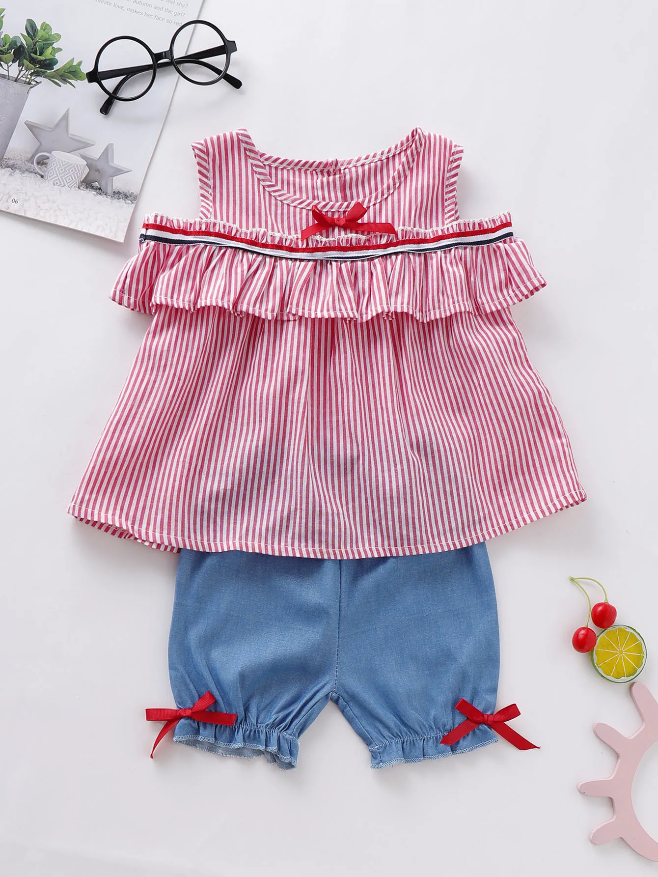 2021 новая одежда для детей ясельного возраста комплект одежды маленьких девочек