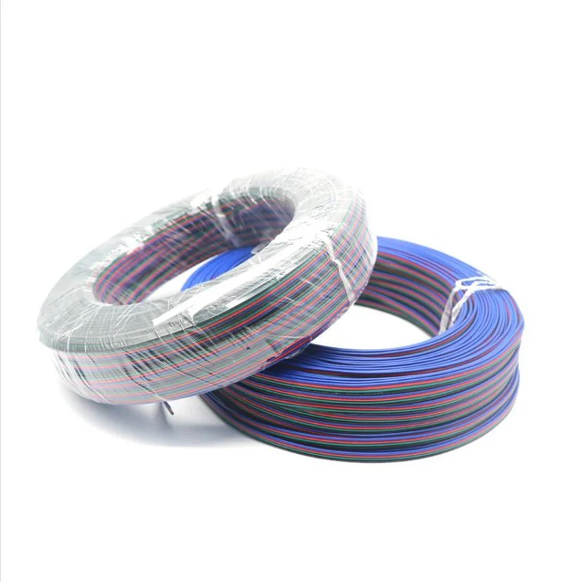 

Free Shipping 22AWG 20AWG 18AWG 4 Pin RGB Extension Cable Electrical Wire For LED Strip SM JST Connector