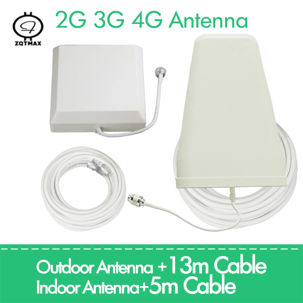 ZQTMAX 2G 3G 4G LTE Антенна для cdma 3g dcs gsm 1900 2100 2600 усилитель сигнала Log периодическая