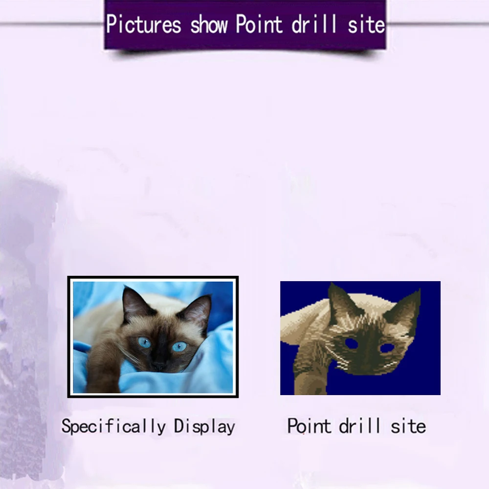 5D часть Алмазная картина животные голубые глаза кошка Сделай Сам Вышивка в форме