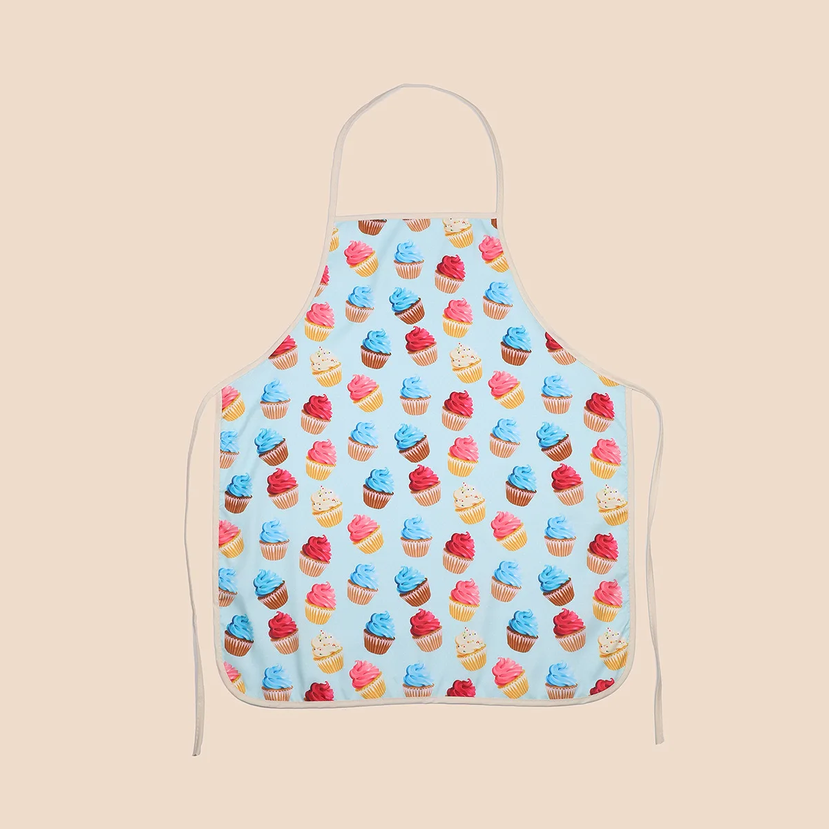 

Sleeveless apron kitchen oil proof and antifouling Cooking Apron adult fashion printing apron