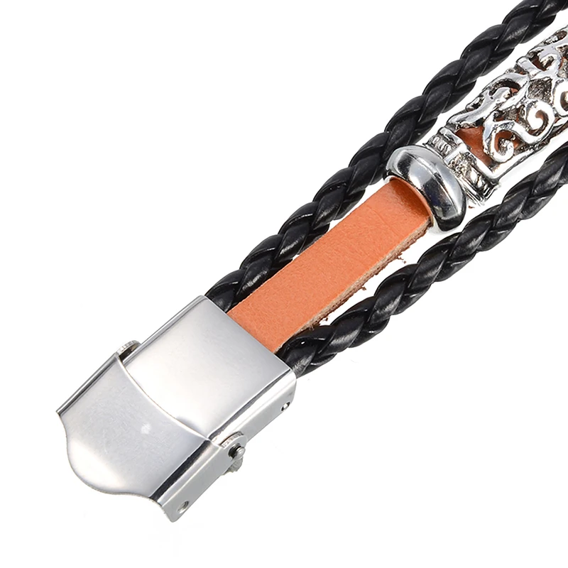 Умный браслет кожаный тканый ремешок Плетеный для часов Xiaomi Mi 3/4 на запястье