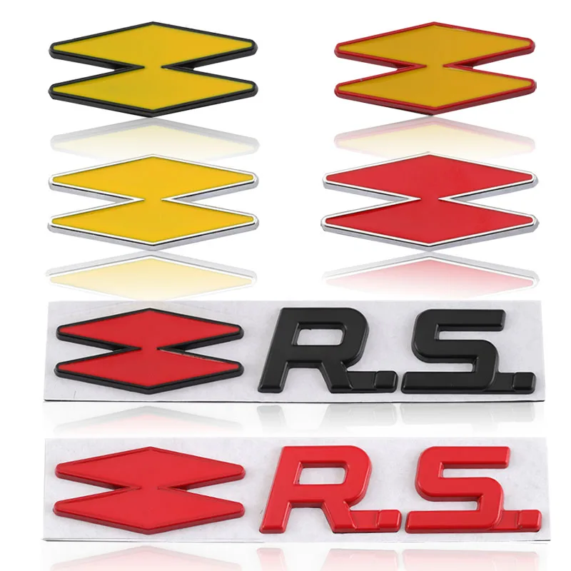 Автомобильная наклейка с логотипом RS для Renault GT Sport Clio Scenic Megane Koleos Arkana Espace saffane Vel
