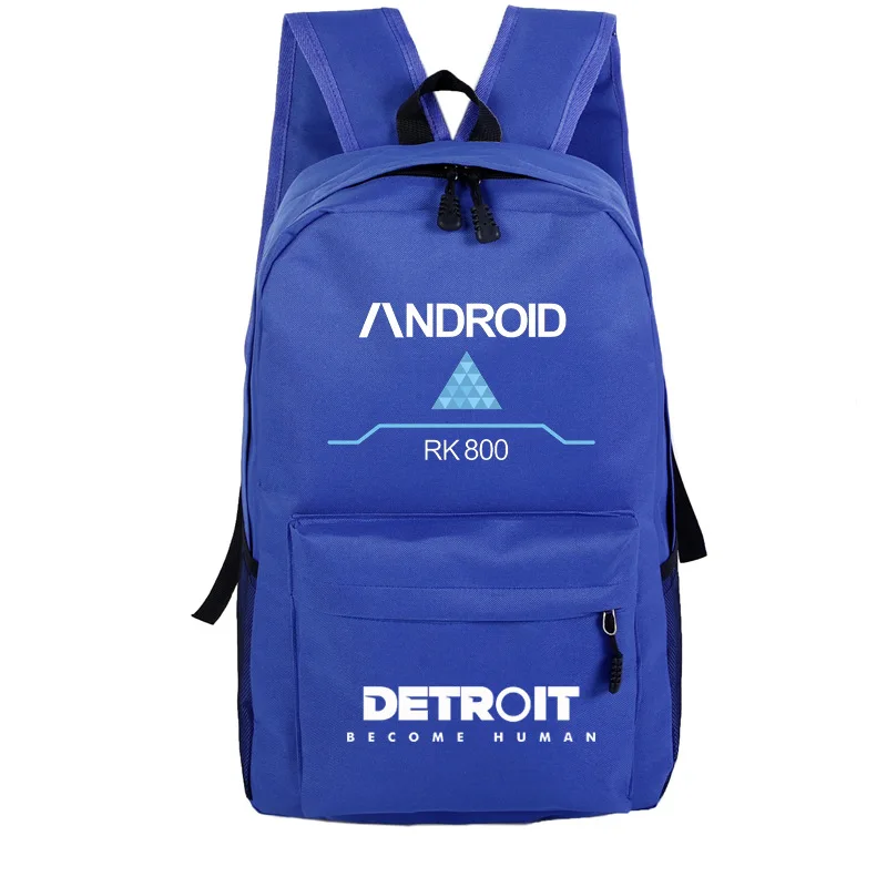 Рюкзак через плечо Detroit Been Human variable, поколение жира, исключительно для оптовой продажи по индивидуальному заказу - Цвет: Blue