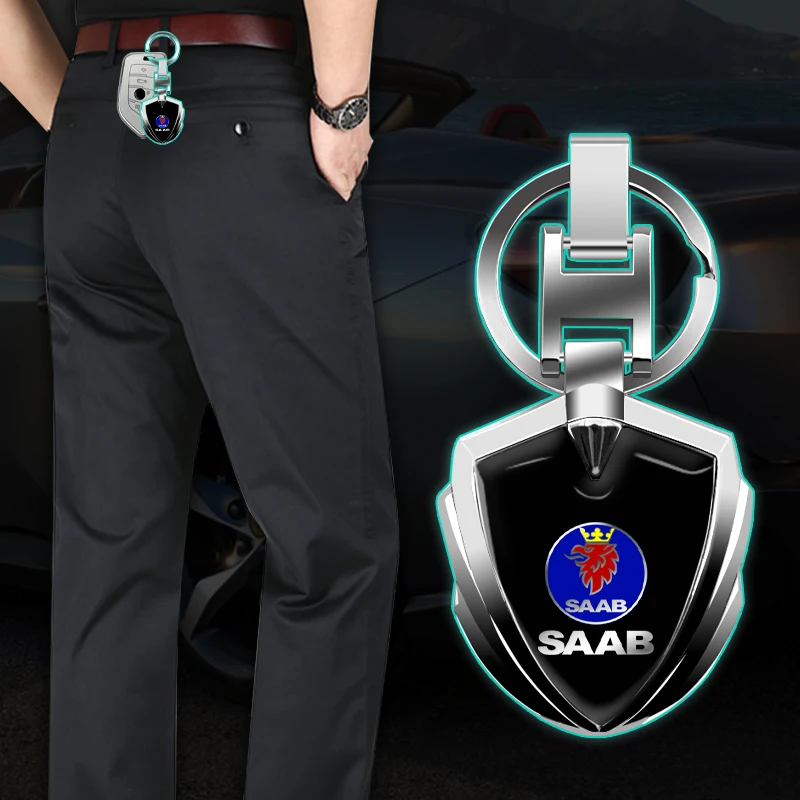 Автомобильный металлический брелок на талию подвесное кольцо цепочка с защитой