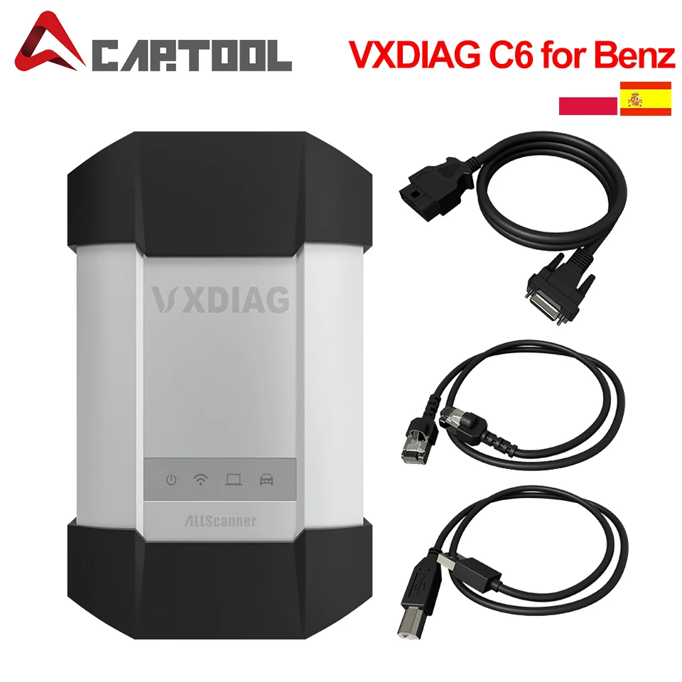 Obd2 VXDIAG C6 для Benz OBD 2 SD Подключение лучше чем MB Star C4 C5 obd II автомобильный