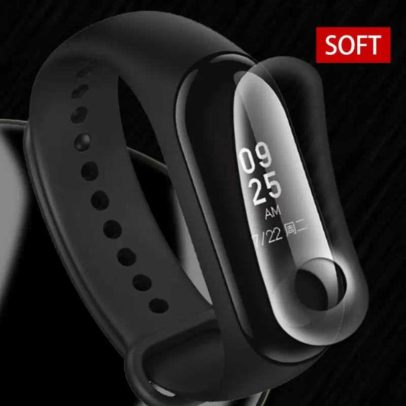 Защитная пленка для Xiaomi Mi Band 3 5 шт. защитная Гидрогелевая браслета