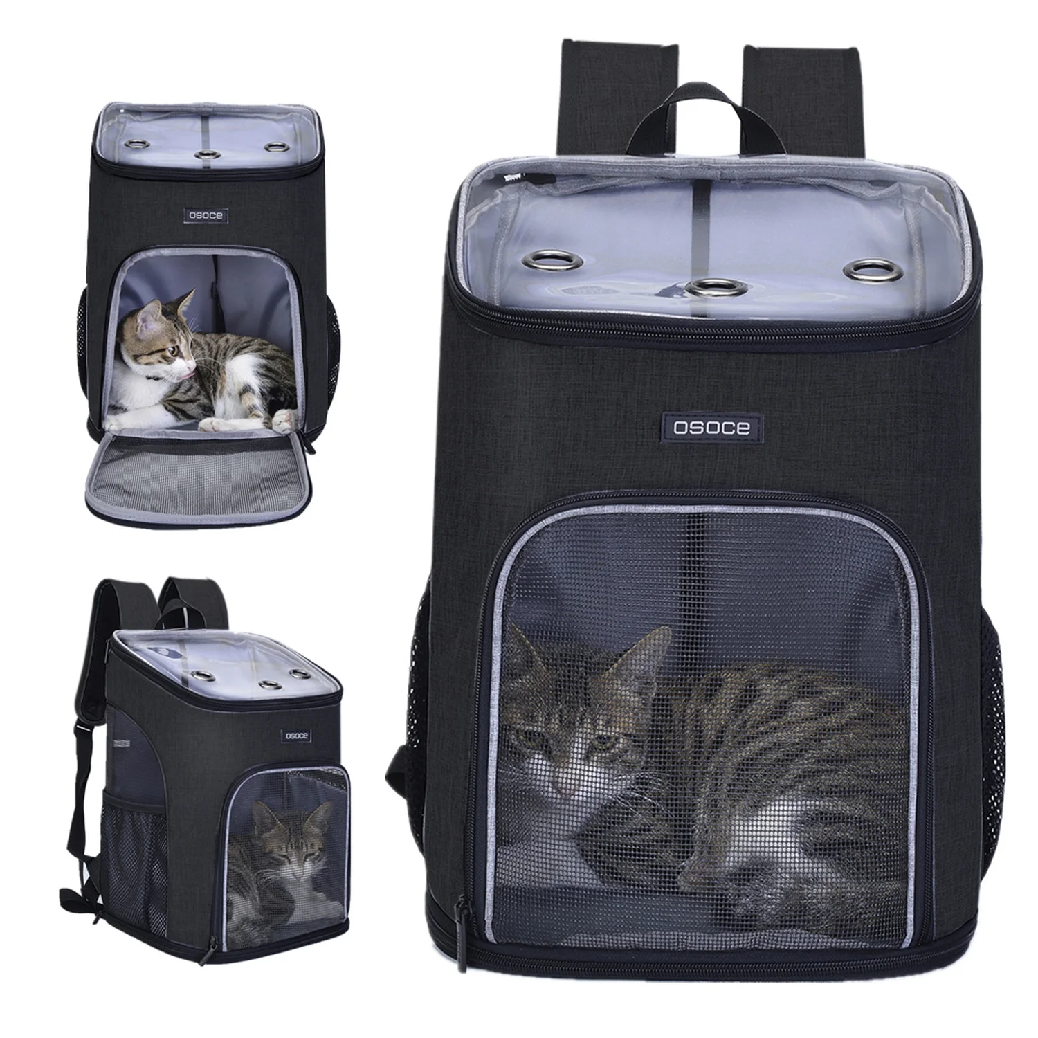 

Large Portable Pets Carrier Comfortable Ventilate Mesh Bags for Cat Outdoor Foldable Backpacks for Puppy Animal Travel Carrying