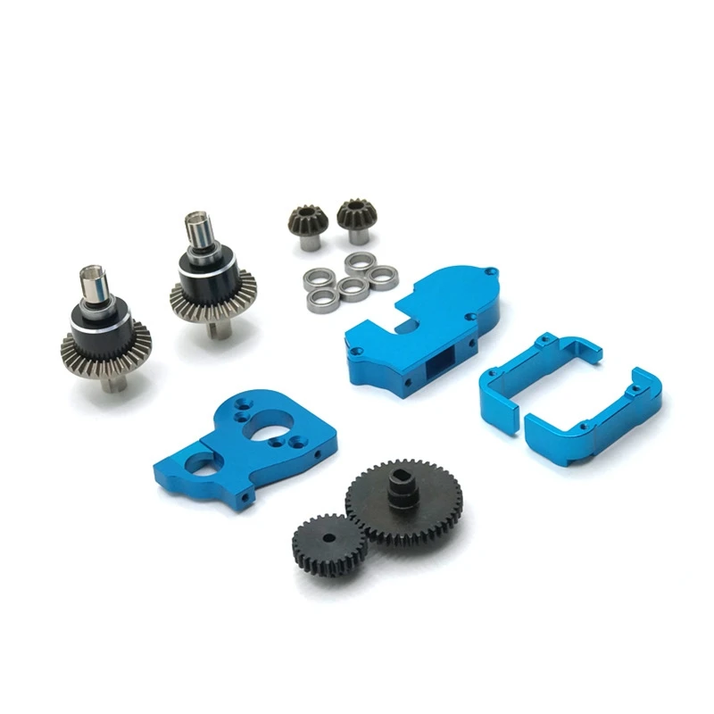

1 Set of Motor Gear Metal for WLtoys 1/14 144001 144002 1/12 124016 124017 124018 124019 RC Car Upgrade Spare