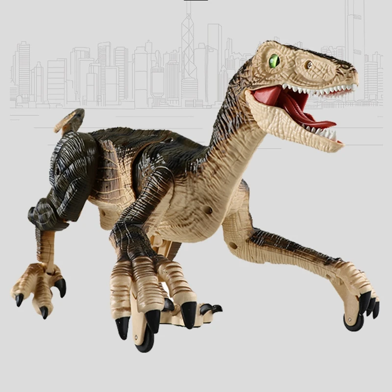 

Rc Dinosaur Electric Walking Raptor Velociraptor Kids Toy Intelligent Animal Simulation Remote Control Dinosaur