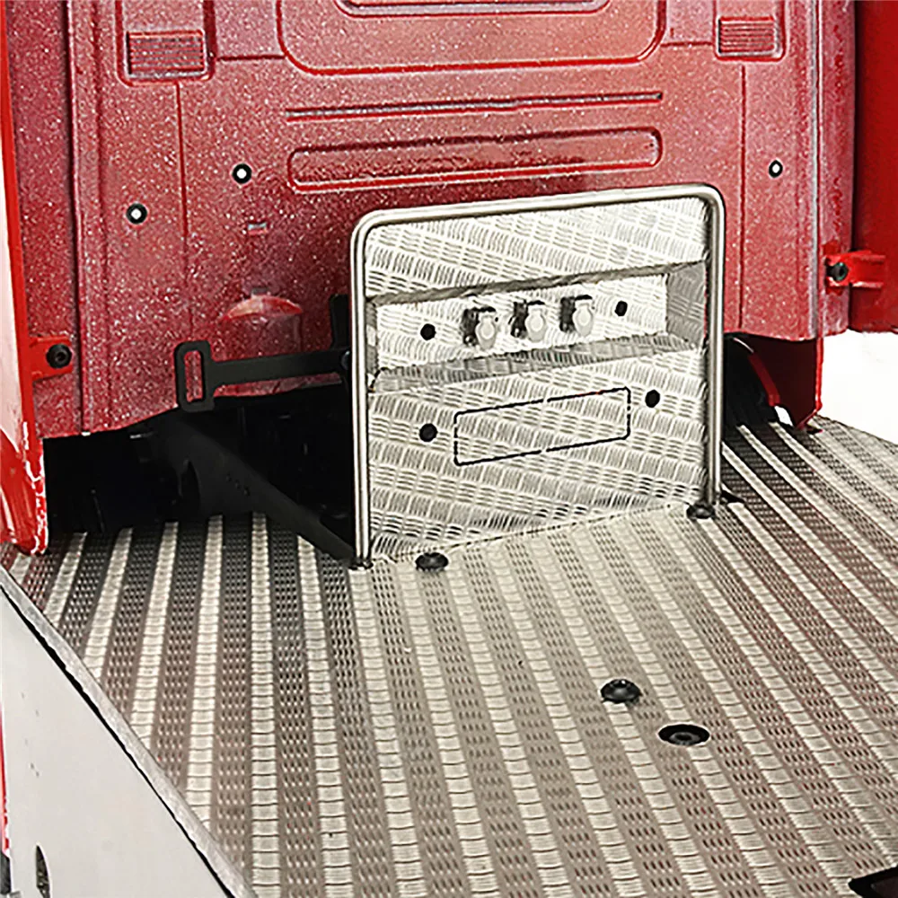 

Metal Wire Fixing Plate Simulation Wire Rack Board for 1/14 Tamiya Scania R620 R470 RC Truck Tractor Accessories