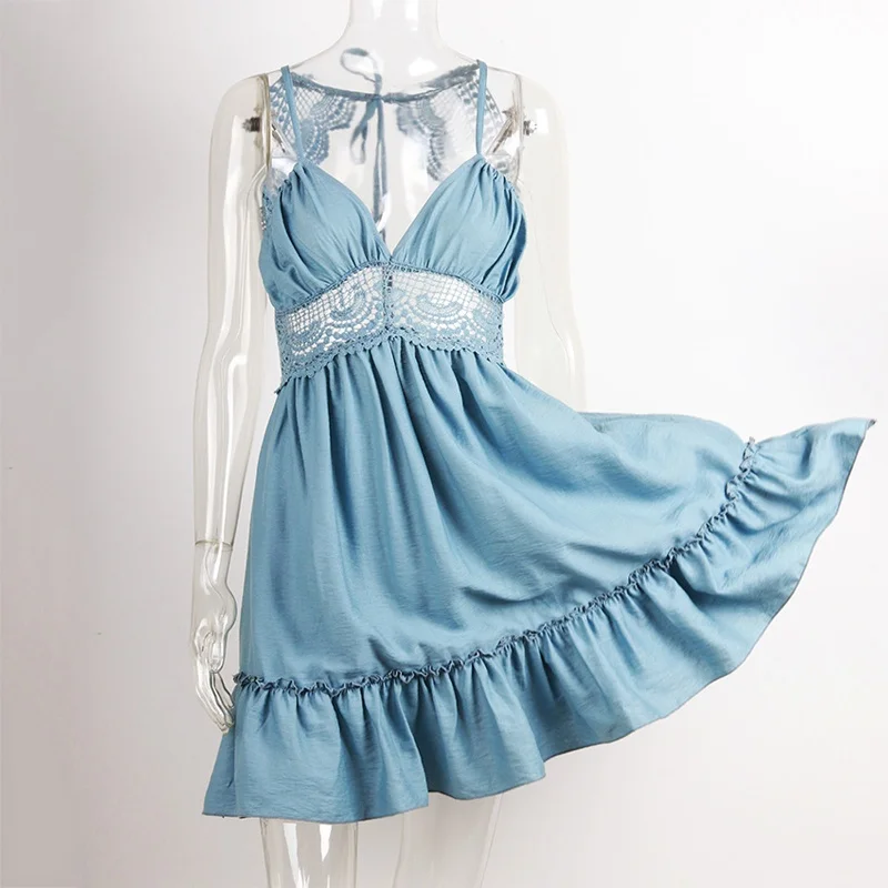 Женское длинное платье макси в стиле бохо белое пляжное без рукавов Клубные