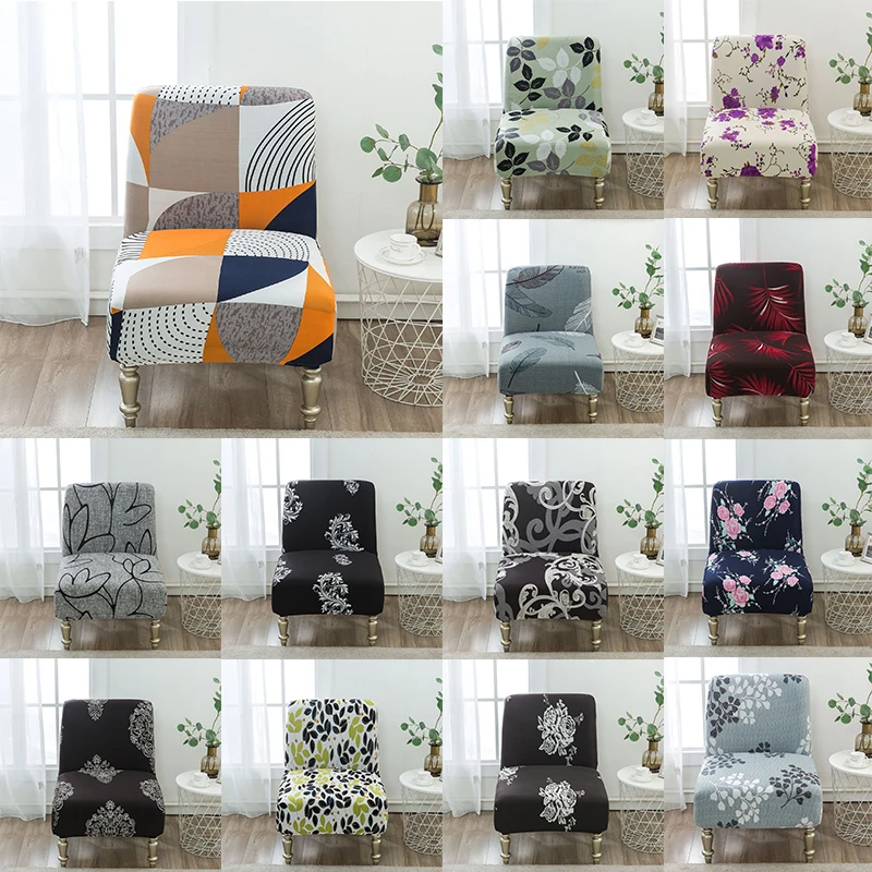 

Soft American Style Printed Printed Chair Cover Stretch Chair Cover Simplicity Comfortable Single Sofa Fat Thick Chair Cover