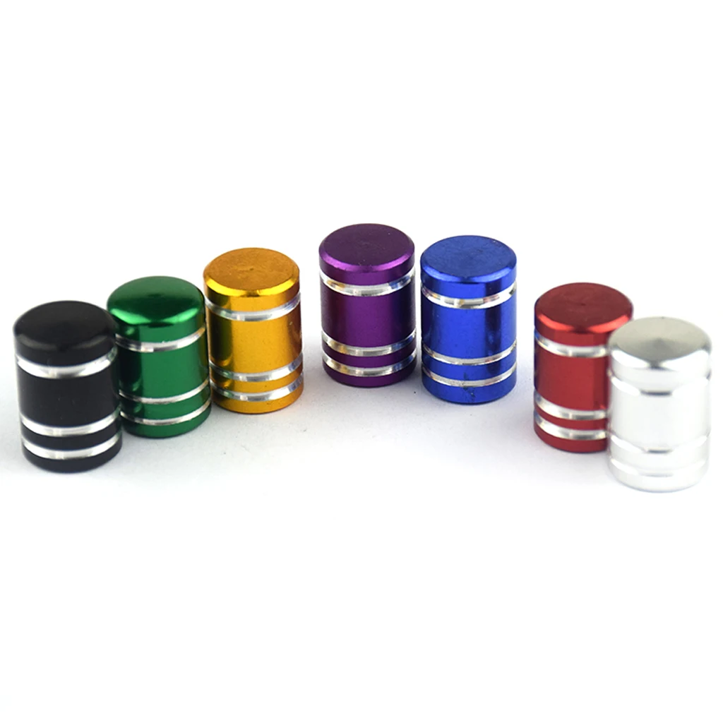 4 шт. алюминиевые клапаны для колес пневматические колпачки шин покрытие