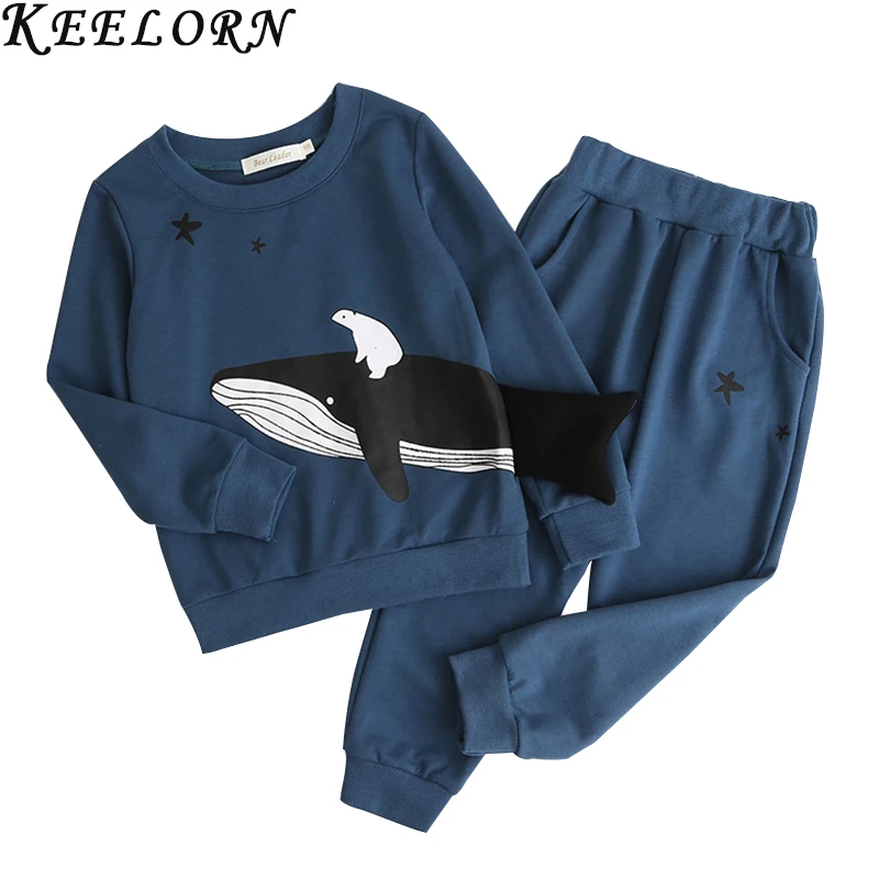 Новинка 2020 года Весенне-весенний комплект одежды для маленьких мальчиков и