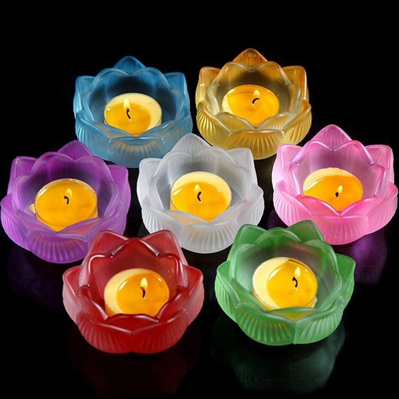 

1 Set Storage Box Crystal Epoxy Resin Mold 3D Lotus Candle Holder Silicone Mould DIY Crafts Ashtray Ornament Making Tools