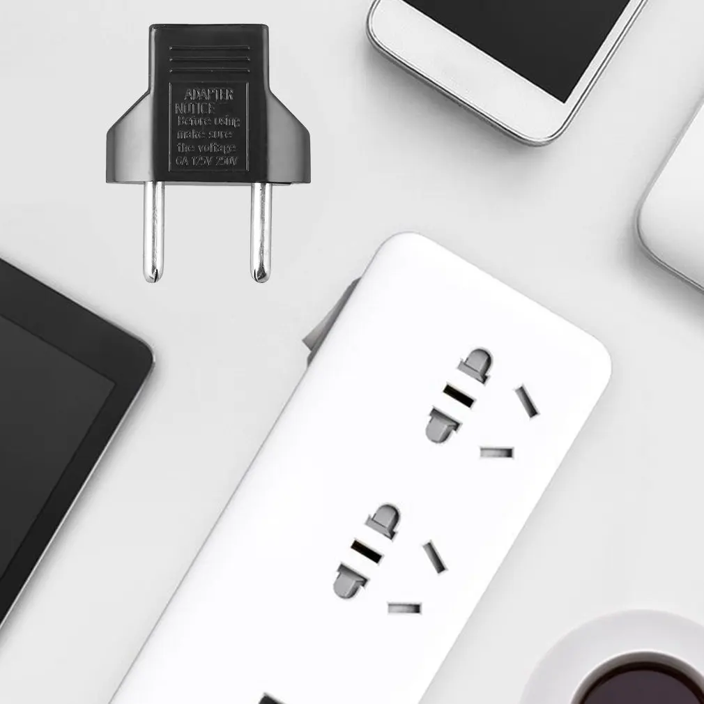 

1pcs US Tox EU Euro Europe Plug Power Plug Converter Travel Adapter US to EU Adapter Electrical Socket
