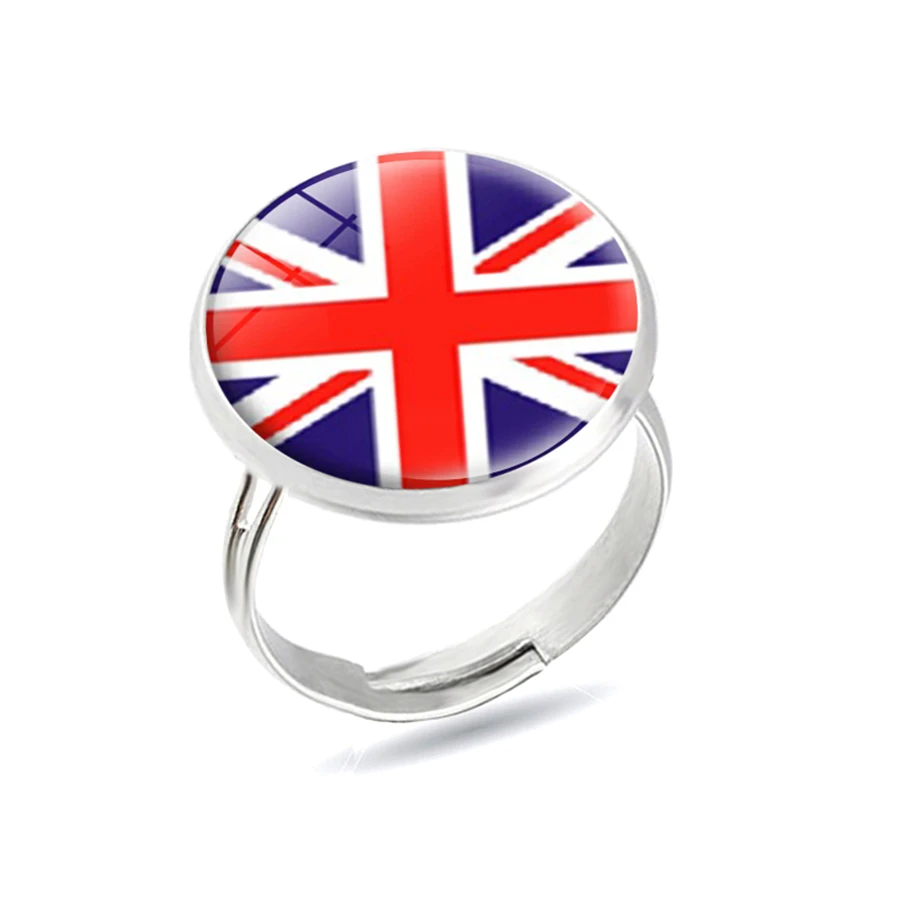 Национальные кольца с флагами Великобритания Франция Netherland Бельгия Ирландия