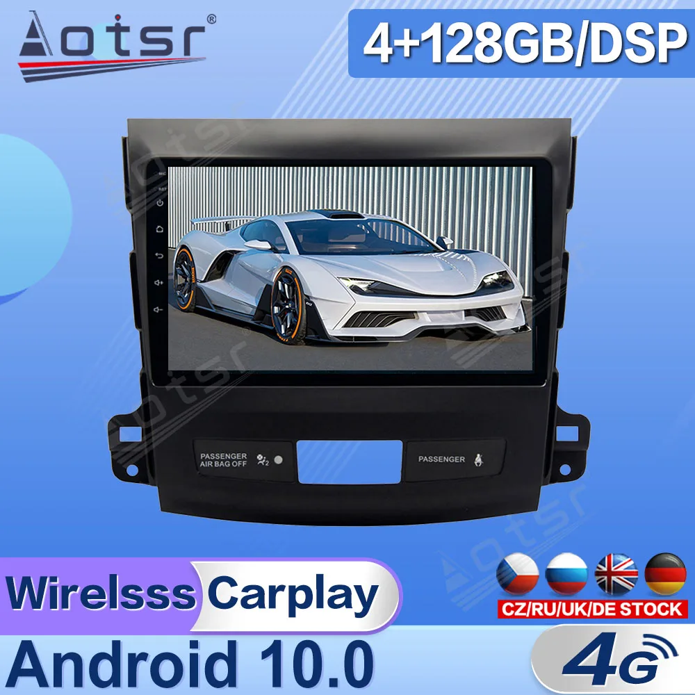 

Android Car Tape Radio Multimedia Player Navigation GPS For Mitsubishi Outlander 2006 - 2012 Video Recorder Stereo Head Unit DPS