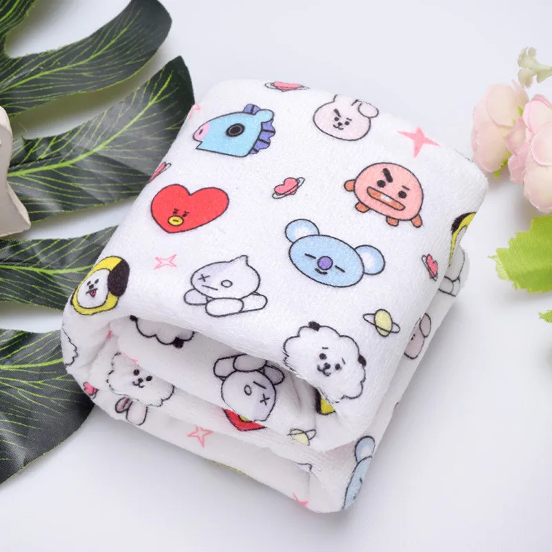 

Kpop Fashion Cotton Pure and Fresh Style Cartoon Rabbit Sheep Koala Face Towel Material Soft And Protect Your Skin 74.5*36CM