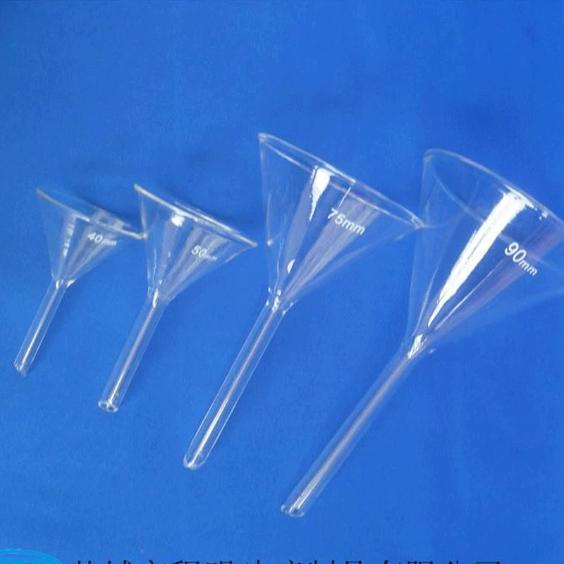 

High quality tiangle quartz funnel,laboratory equipment