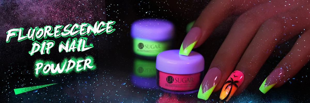Ur Sugar косметика парфюмерия диспенсер 5 мл флуоресцентный Neon 3 в 1 Dip порошок для ногтей резьба расширение пальцем расширить погружения порошок для ногтей, акриловую пудру, Декор