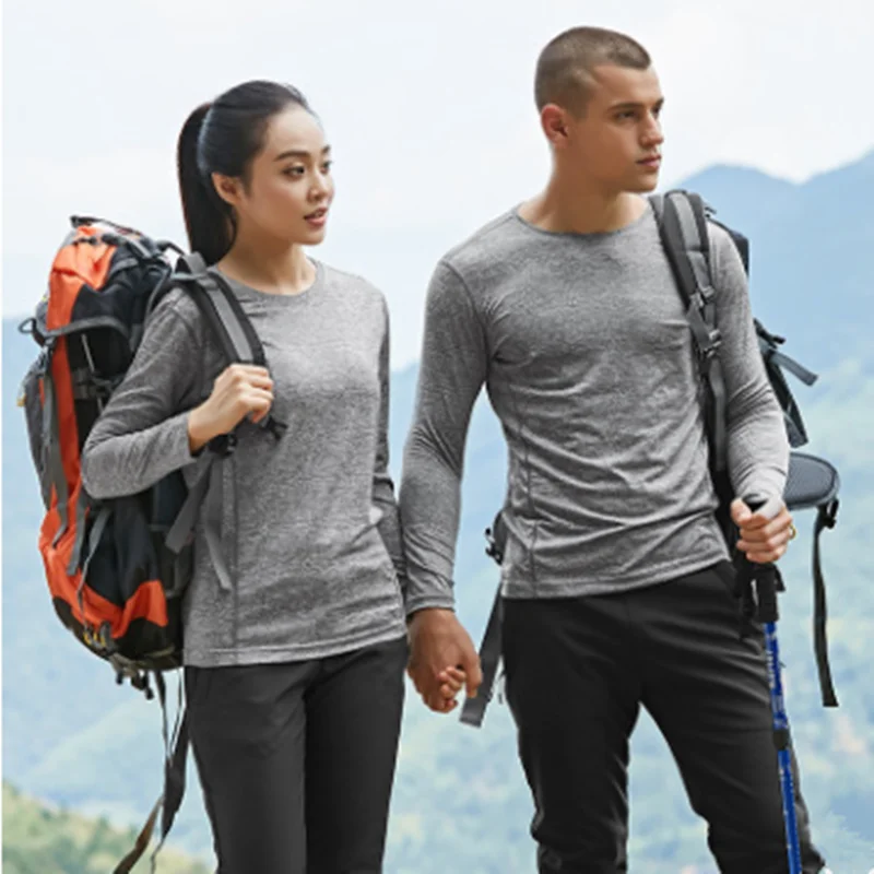 

Мужская и Женская свободная Спортивная футболка, однотонная модная Молодежная футболка с длинным рукавом и круглым вырезом, 2020