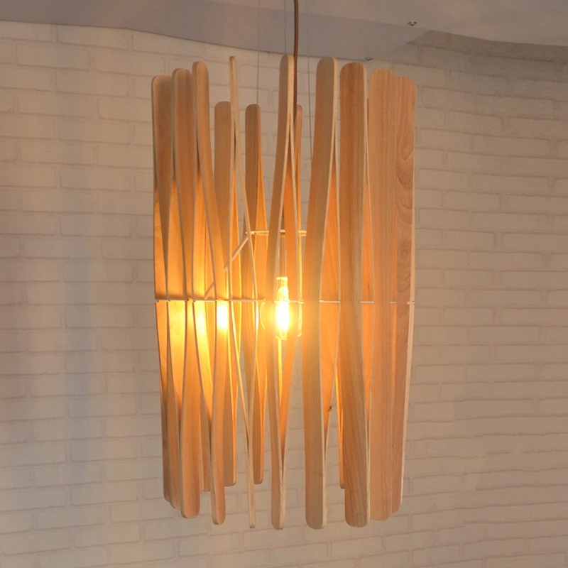 Деревянные подвесные светильники в стиле лофт для Юго Восточной Азии Китайская